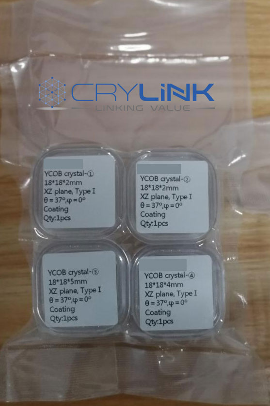 YCOB-非线性晶体-南京光宝-CRYLINK