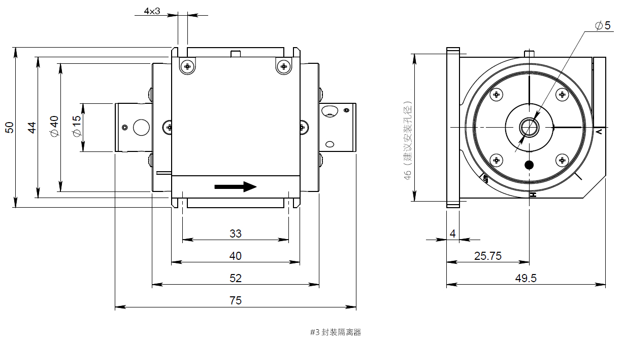 3#封装隔离器